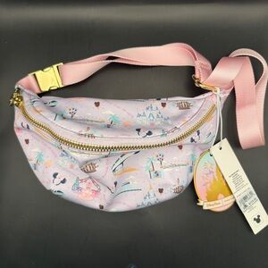 Stoney Clover Lane Disney World Purple and Pink Fanny Pack